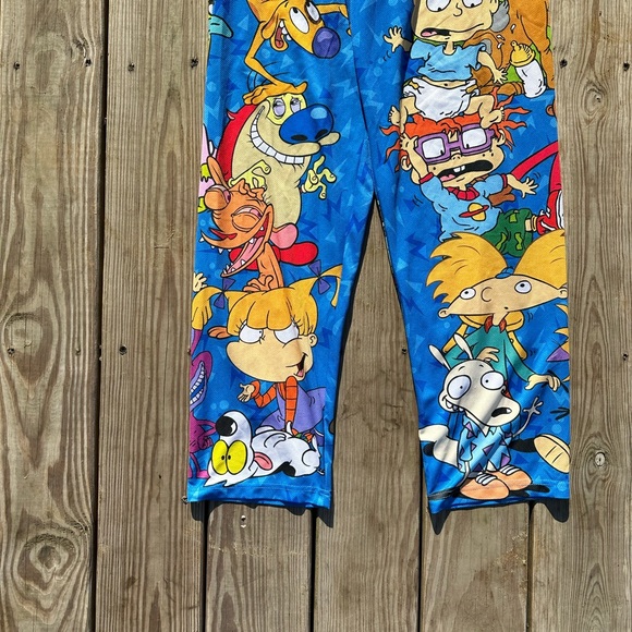 Nickleodeon Mens Sleep Lounge Pants L 36-38 90's classic Nickelodeon characters - Picture 10 of 12